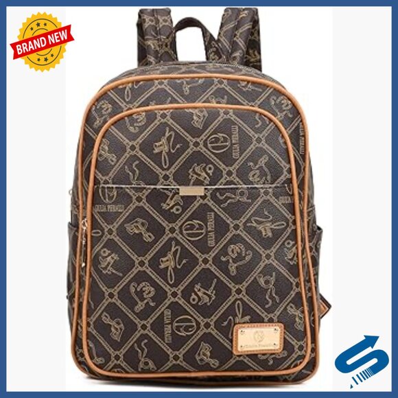 Premium Vegan Leather Backpack Purse with Multi-Pocket Organizer main image 4